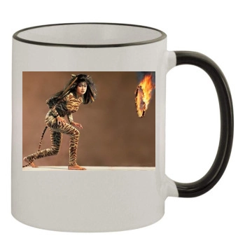 Shilpa Shetty 11oz Colored Rim & Handle Mug