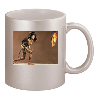 Shilpa Shetty 11oz Metallic Silver Mug