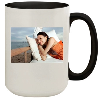 Shu Qi 15oz Colored Inner & Handle Mug