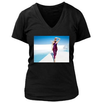 Sienna Miller Women's Deep V-Neck TShirt