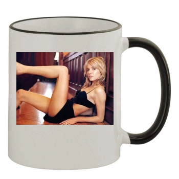 Sienna Miller 11oz Colored Rim & Handle Mug