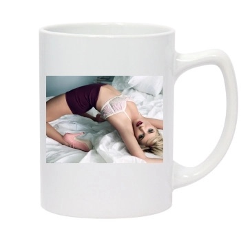 Sienna Miller 14oz White Statesman Mug