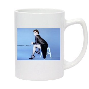 Sigourney Weaver 14oz White Statesman Mug