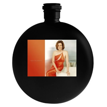 Sigourney Weaver Round Flask