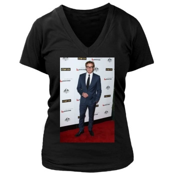 Simon Baker Women's Deep V-Neck TShirt