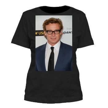 Simon Baker Women's Cut T-Shirt