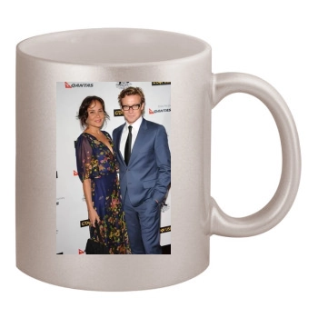 Simon Baker 11oz Metallic Silver Mug