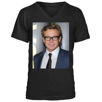 Simon Baker Men's V-Neck T-Shirt