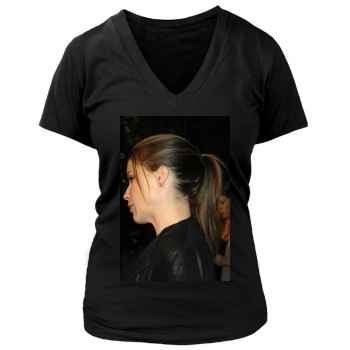 Sophia Bush Women's Deep V-Neck TShirt