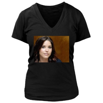 Sophia Bush Women's Deep V-Neck TShirt