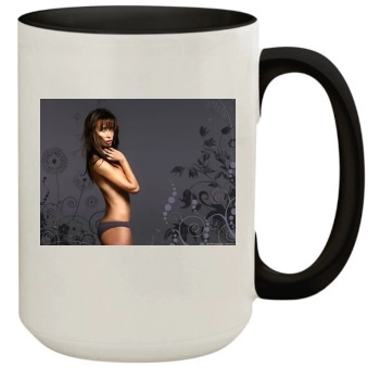 Sophie Marceau 15oz Colored Inner & Handle Mug