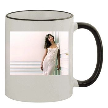 Sophie Marceau 11oz Colored Rim & Handle Mug