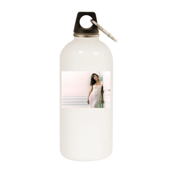 Sophie Marceau White Water Bottle With Carabiner