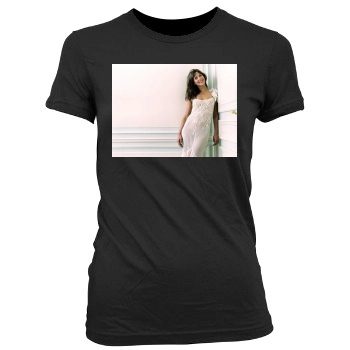 Sophie Marceau Women's Junior Cut Crewneck T-Shirt