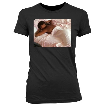 Sophie Marceau Women's Junior Cut Crewneck T-Shirt