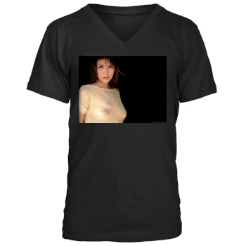 Sophie Marceau Men's V-Neck T-Shirt