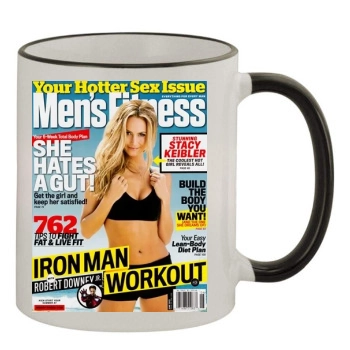 Stacy Keibler 11oz Colored Rim & Handle Mug