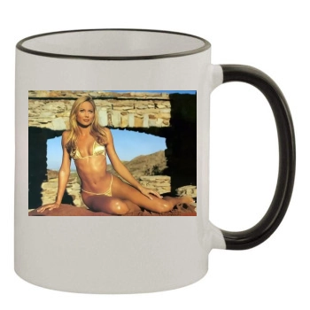 Stacy Keibler 11oz Colored Rim & Handle Mug