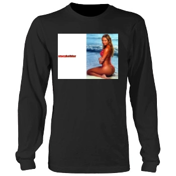 Stacy Keibler Men's Heavy Long Sleeve TShirt