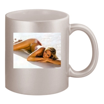 Stacy Keibler 11oz Metallic Silver Mug