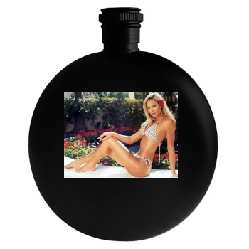 Stacy Keibler Round Flask