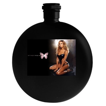 Stacy Keibler Round Flask