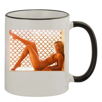 Stacy Keibler 11oz Colored Rim & Handle Mug