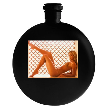 Stacy Keibler Round Flask