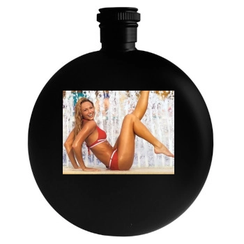 Stacy Keibler Round Flask