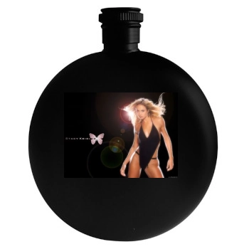 Stacy Keibler Round Flask