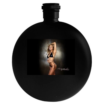 Stacy Keibler Round Flask