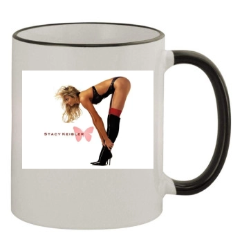 Stacy Keibler 11oz Colored Rim & Handle Mug