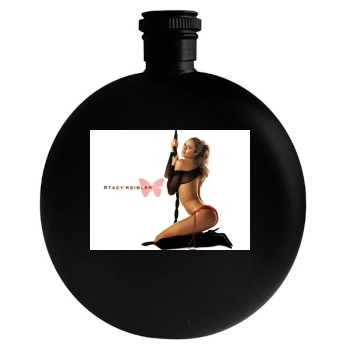 Stacy Keibler Round Flask