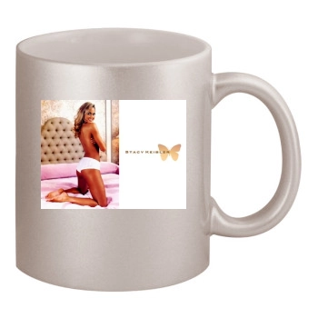 Stacy Keibler 11oz Metallic Silver Mug