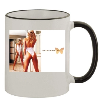 Stacy Keibler 11oz Colored Rim & Handle Mug