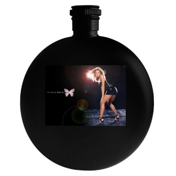 Stacy Keibler Round Flask