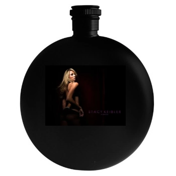 Stacy Keibler Round Flask