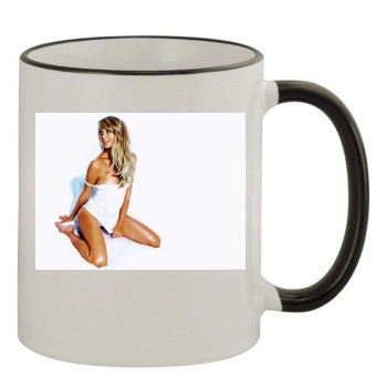 Stacy Keibler 11oz Colored Rim & Handle Mug