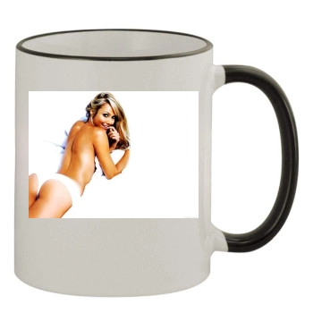 Stacy Keibler 11oz Colored Rim & Handle Mug