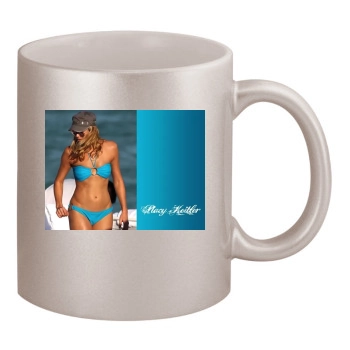 Stacy Keibler 11oz Metallic Silver Mug