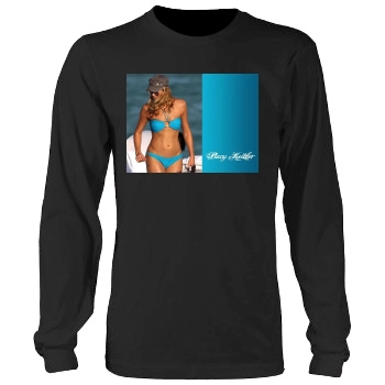 Stacy Keibler Men's Heavy Long Sleeve TShirt