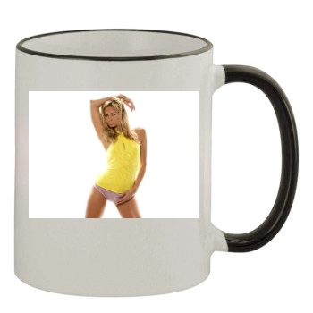 Stacy Keibler 11oz Colored Rim & Handle Mug