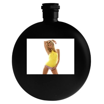 Stacy Keibler Round Flask