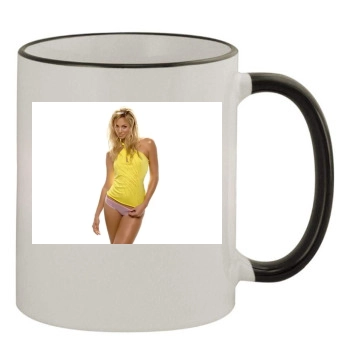 Stacy Keibler 11oz Colored Rim & Handle Mug