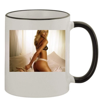 Stacy Keibler 11oz Colored Rim & Handle Mug