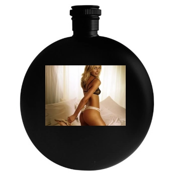 Stacy Keibler Round Flask