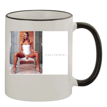 Stacy Keibler 11oz Colored Rim & Handle Mug