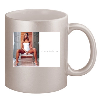 Stacy Keibler 11oz Metallic Silver Mug