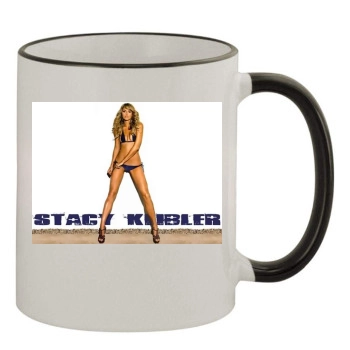 Stacy Keibler 11oz Colored Rim & Handle Mug