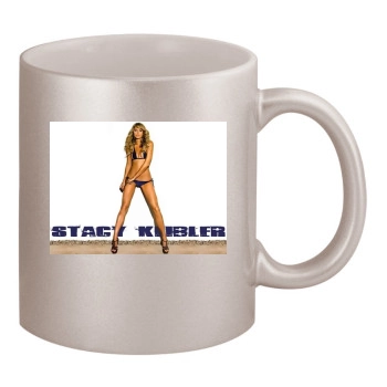 Stacy Keibler 11oz Metallic Silver Mug